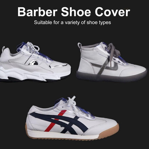 1 Silicone Shoe Covers for Hairdressers - Pair of Protective Salon Footwear