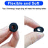 uillcuet 82PCS 5 Grommets Grommet Grommets Grommets, Sizes Silicone Rubber Kit for Wiring, Black Rubber Hole Assortment