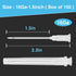 150 Pack 16 Ga 1.5 Inch Luer Lock,Lab Accessories, Industrial Dispensing Accessories, Individually Packaged