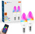 OHLUX 2 Pack E12 LED Bulb, 5W 40 Watt Equivalent Dimmable Smart