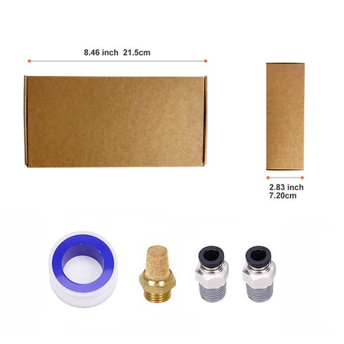 Pneumatic Foot Pedal Valve, 1/4" NPT Pressure Control Foot Switch with Silencer