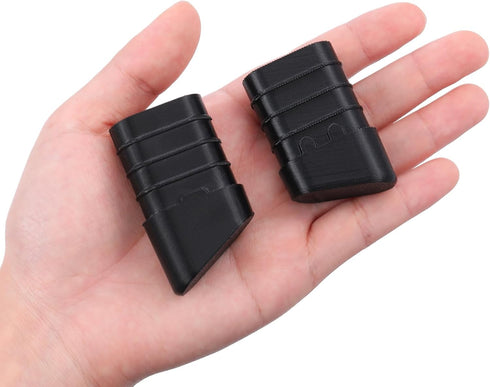 8 Pack Honeydak Folding Chair Replacement Foot Caps, Black Plastic Leg Caps, Floor Protectors Compatible with Lifetime