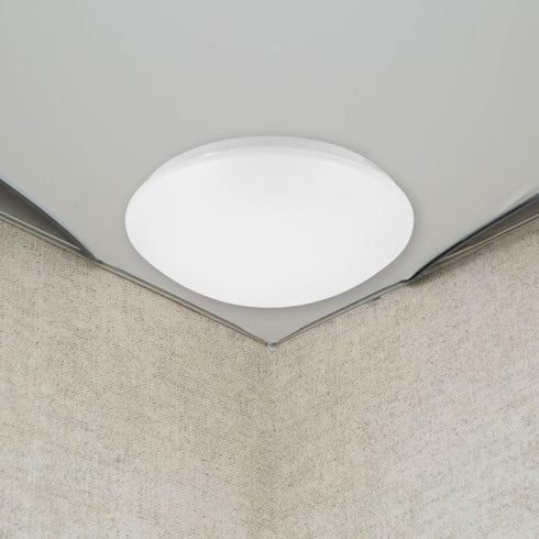 10-Inch 9.5 Inch Veemoon Plastic Ceiling Light Cover - Flush Mount Ceiling Fixture Replacement Shade for Bedroom Dining