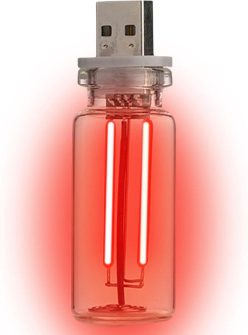 Generic Glass Led Table Lamp - 14 Inches Vintage Touch Control Nightstand Light