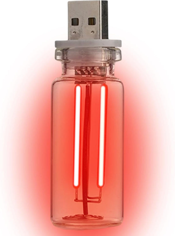 Generic Glass Led Table Lamp - 14 Inches Vintage Touch Control Nightstand Light