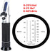VGVGV 3 1 RHW-25 0-25%Vol 0-40%Brix 0.22 Brix Refractometer, In Grape & Alcohol Refractometer ATC Wine Refractometer