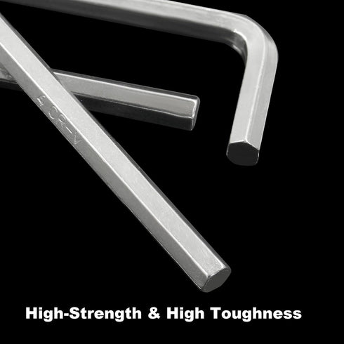 Luomorgo 10 Pcs Allen Wrench 4mm/5/32 Inch, Heavy Duty L Shaped Hex Key Tool for Repairing, Installation