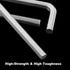 Luomorgo 10 Pcs Allen Wrench 4mm/5/32 Inch, Heavy Duty L Shaped Hex Key Tool for Repairing, Installation
