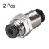 uxcell Straight Pneumatic Push to Quick Connect Fittings, Bulkhead Union 4mm Tube OD X 4mm Tube OD, 2pcs