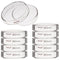 stonylab 10pk Glass Petri Dishes, 90x20 mm Autoclavable Borosilicate Glass Cell Culture Dishes with Clear Lid