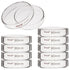stonylab 10pk Glass Petri Dishes, 90x20 mm Autoclavable Borosilicate Glass Cell Culture Dishes with Clear Lid