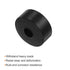 8pcs Rubber Spacer, 2 Inch OD, 0.8 Inch ID, 0.8 Inch Thick Neoprene Round Anti Vibration Isolation Pads, Black, for