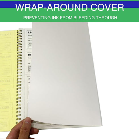 Dayvorax 2 7-5/8" 11", 200 Sets 4 (1 Pack Money and Rent Receipt Books - Receipt Book with Part Carbonless Copies, x
