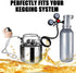 5 3/16" MRbrew FT Ball Lock Beer Line Assembly Kit, Liquid Line with Picnic Tap Faucet PVC Brewing Tubing Ball Lock
