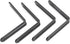 Zreneyfex 4 (3.22x3.22 Pcs Stainless Steel Reinforced L-Shape Corner Brackets Shelf Support Board Connection Angle