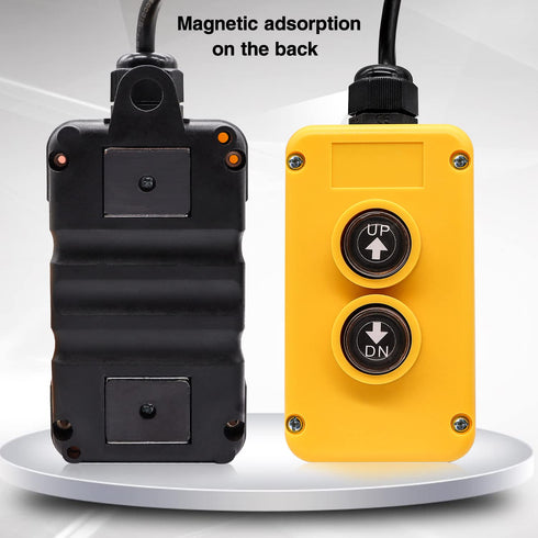 4 12V F-G018-4W Taiss Wire Dump Trailer Remote Control Switch DC - Industrial Pushbutton Up Down Controller for Truck
