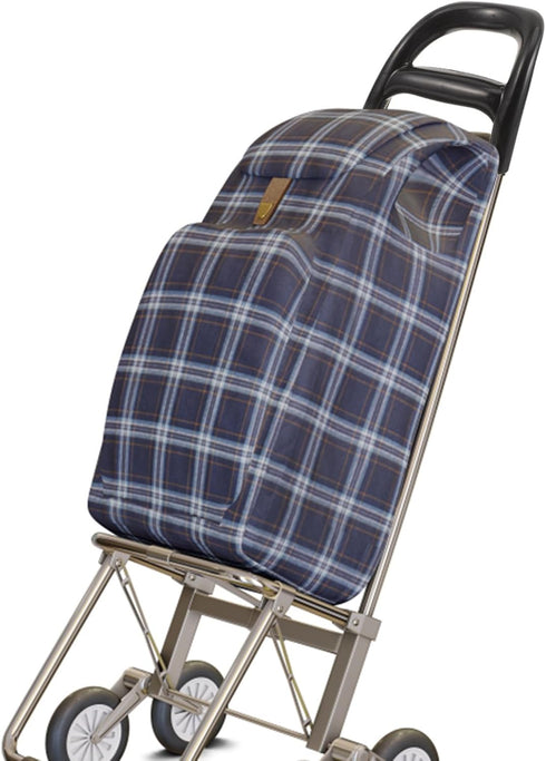 TEHAUX Heavy Duty Rolling Cart Handle - Easy Installation for Trolleys