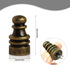 OMOBANU 2PCS 1/4-27 Chess Finials for Lamps Antique Bronze Compatible with Thread Lamp Finials Decorative Screw Cap