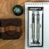 Zebra Pen M/F 701 Stainless Steel Mechanical Pencil and Ballpoint Pen Set - Fine Point, 2-Pack