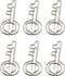 Rurili 20 Pieces Metal Key Shaped Wire Paper Clips for Home, School, Office Use (Silver)