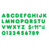 Trend Green Casual Uppercase Ready Letters, 4-Inch, Bulletin Board Decor, 75 Pieces