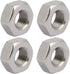 uxcell 4pcs M10 x 1mm Pitch Metric Fine Thread 304 Stainless Steel Hex