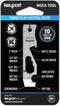 Keyport MOCA 10-in-1 Keychain Multitool, Stainless EDC Multi Tool: Pry Bar, Bottle Opener, Screwdriver & More