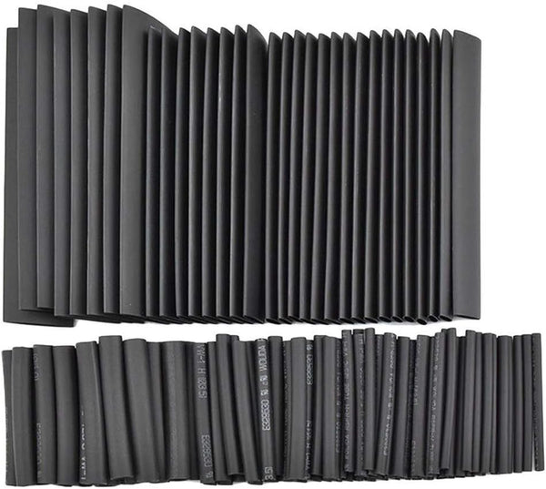 MCIGICM 127pcs Heat Shrink Tubing 2:1 - Electrical Wire Cable Wrap Assortment Kit (7 Sizes)
