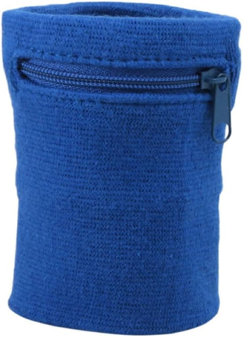 Suddora Zipper Wrist Pouch - Sweatband Wallet for Keys, ID, Cards, Cash