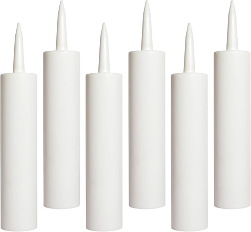Red Devil 1010 300ML Empty Caulk Tube, 10 oz. Reusable Plastic Caulking Cartridge, 6 Pack
