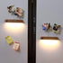 HBGFHG Closet LED Motion Sensor Night Light Battery Operated Wall Light-USB Rechargeable Magnetic Light with Warm White