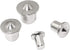 2 Sets Panel Furniture Positioning Woodworking Round Tenon 1/4", 5/16", 3/8", 1/2" Solid Wood Pin Center Punch Thimble for Woodworking Tool