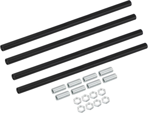 VIAPUICE Lighting Fixture Downrods M10 x 11.8'', 4 Set Threaded Extension Rod Lamp
