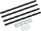 VIAPUICE Lighting Fixture Downrods M10 x 11.8'', 4 Set Threaded Extension Rod Lamp