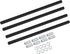 VIAPUICE Lighting Fixture Downrods M10 x 11.8'', 4 Set Threaded Extension Rod Lamp