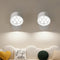 Cnlux Wireless Wall Sconces Set of Two, Rechargeable Battery Operated Sconces with Remote
