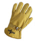 Galeton 25101PR-XL Rough Rider Premium Leather Driver Gloves, Strap & Buckle, X-Large, Gold