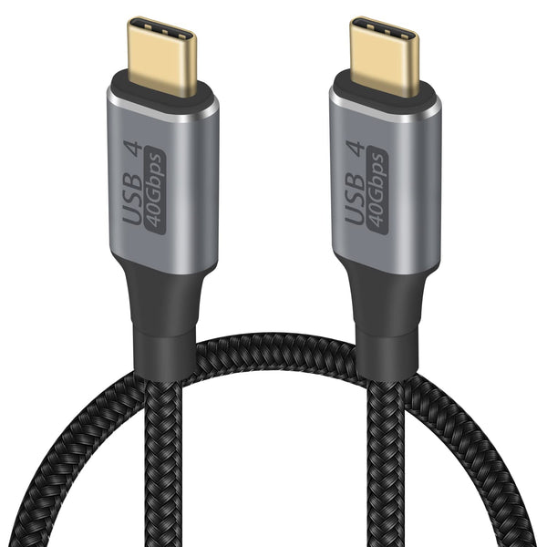 Duttek 40Gbps Short USB C to USB C Cable, 1.6FT/50cm, Supports 100W
