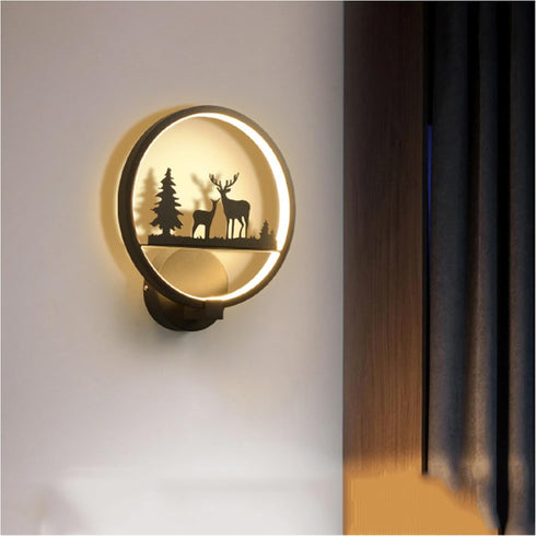 SAXAYWWD Wall Sconces LED Bedside Lamp Living Room Bedroom Staircase Aisle Background Wall