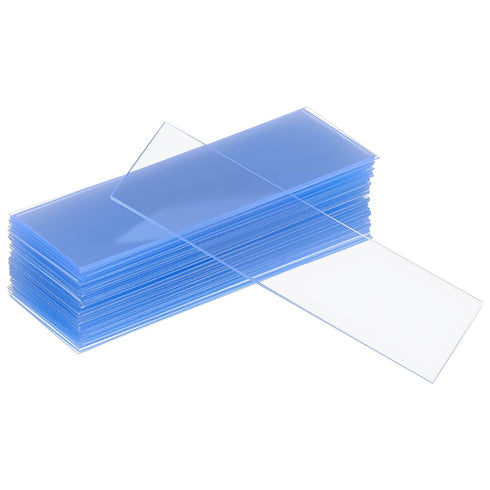Luxshiny 100pcs Microscope Slides Kit Plastic Blank Slides for Boys and Girls