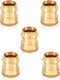 Press Fittings Adapter, 1" Press Fit x 1" Female NPT Threaded (LF Brass, 5 PACK)