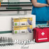 XL Gloves Box Facial Tissue Holder - Wire Rack Dispenser for Gloves and Tissues, Perfect for Lab and Home