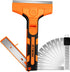 JETMORE Razor Blade Scraper, Scraper Tool with 15 PCS SK5 Steel Blades,
