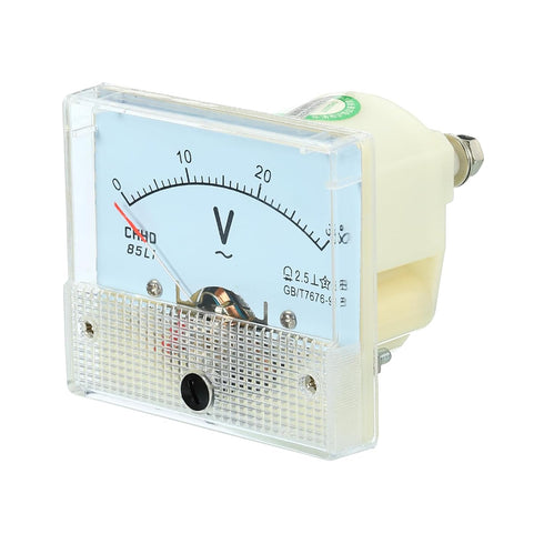 YOKIVE Analog Panel Voltmeter, 85L1 AC0-30V Volt Meter Gauge for Circuit Testing