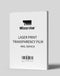 Transparency Film for Laser Jet Printer and Copier, Overhead Projectors Film, Letter