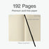Oxford Lined Writing Journal, Classic Notebook for School or Office, 192 Pages, 5" x 8.25", Softcover, Black