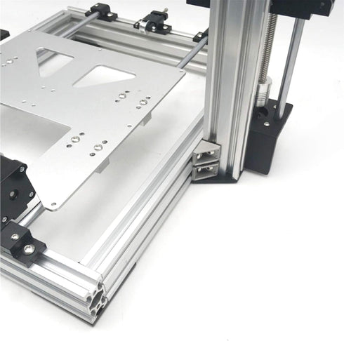 24 Sets 2020 Aluminum Extrusion Profile Connector, 24pcs Corner Brackets with 48pcs T-Nuts and Screws for Slot 6mm