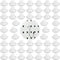 60pcs Pegboard Hook Locks, Fit for 1/4in Pegboard Hook Accessories, Tool Organizer Security Locks (White)