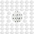 180pcs Pegboard Hook Locks, Fit for 1/4in Pegboard Hook Accessories, Security Locks for Hanging Hooks (White)
