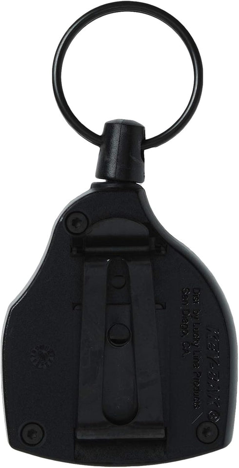 Super 48 Key-Bak Retractable Key Reel, Black, 1 per Card